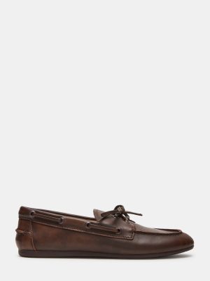 SAG BROWN LEATHER