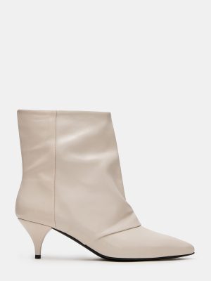 SHINER WHITE LEATHER
