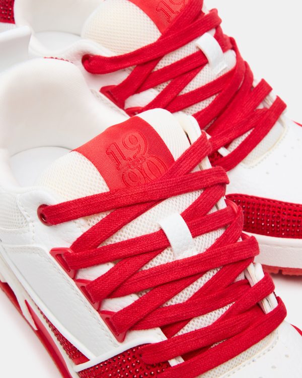 SKATER RED/WHITE RHINESTONES - Image 6
