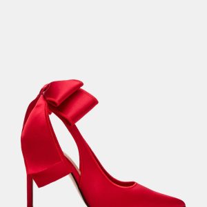 TEACUP RED SATIN