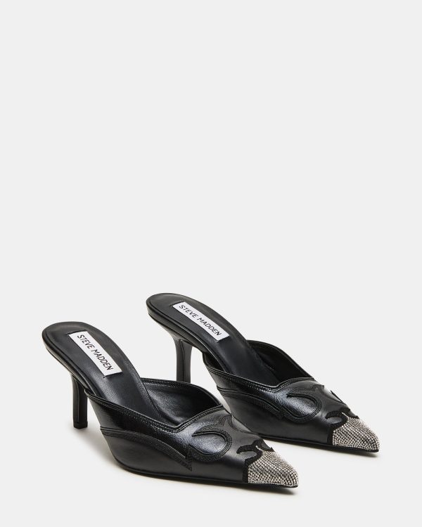 THORIN BLACK LEATHER RHINESTONES - Image 2