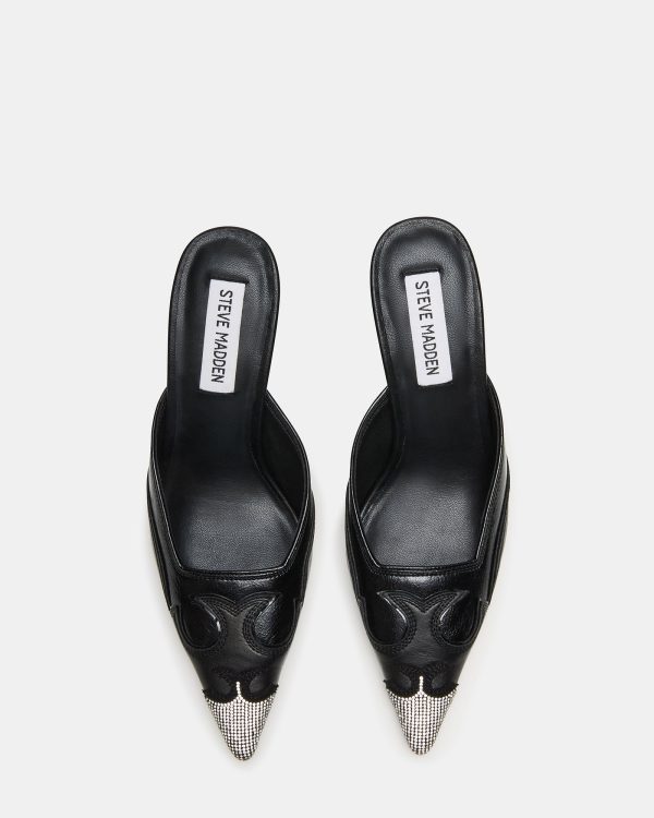 THORIN BLACK LEATHER RHINESTONES - Image 4