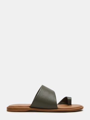 ZANI OLIVE LEATHER
